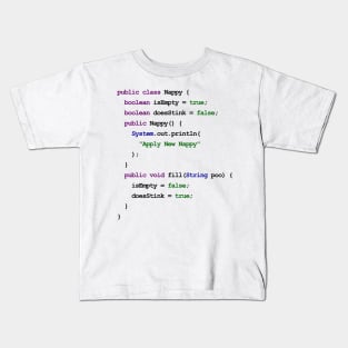 Java Code New Baby Kids T-Shirt